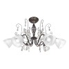Люстра потолочная большая хрусталь 6 плафонов S2329-6