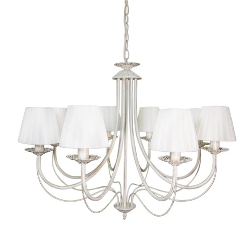 Люстра подвесная 8 ламп с абажурами S1075-8