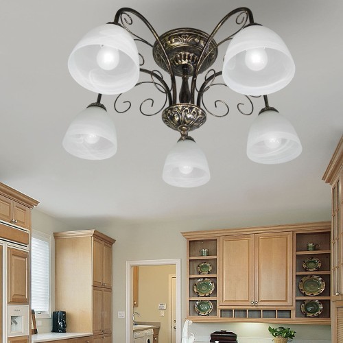 Люстра потолочная 5 плафонов S2330-5