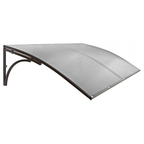 Козырёк над входной дверью металлический S4025 Черный